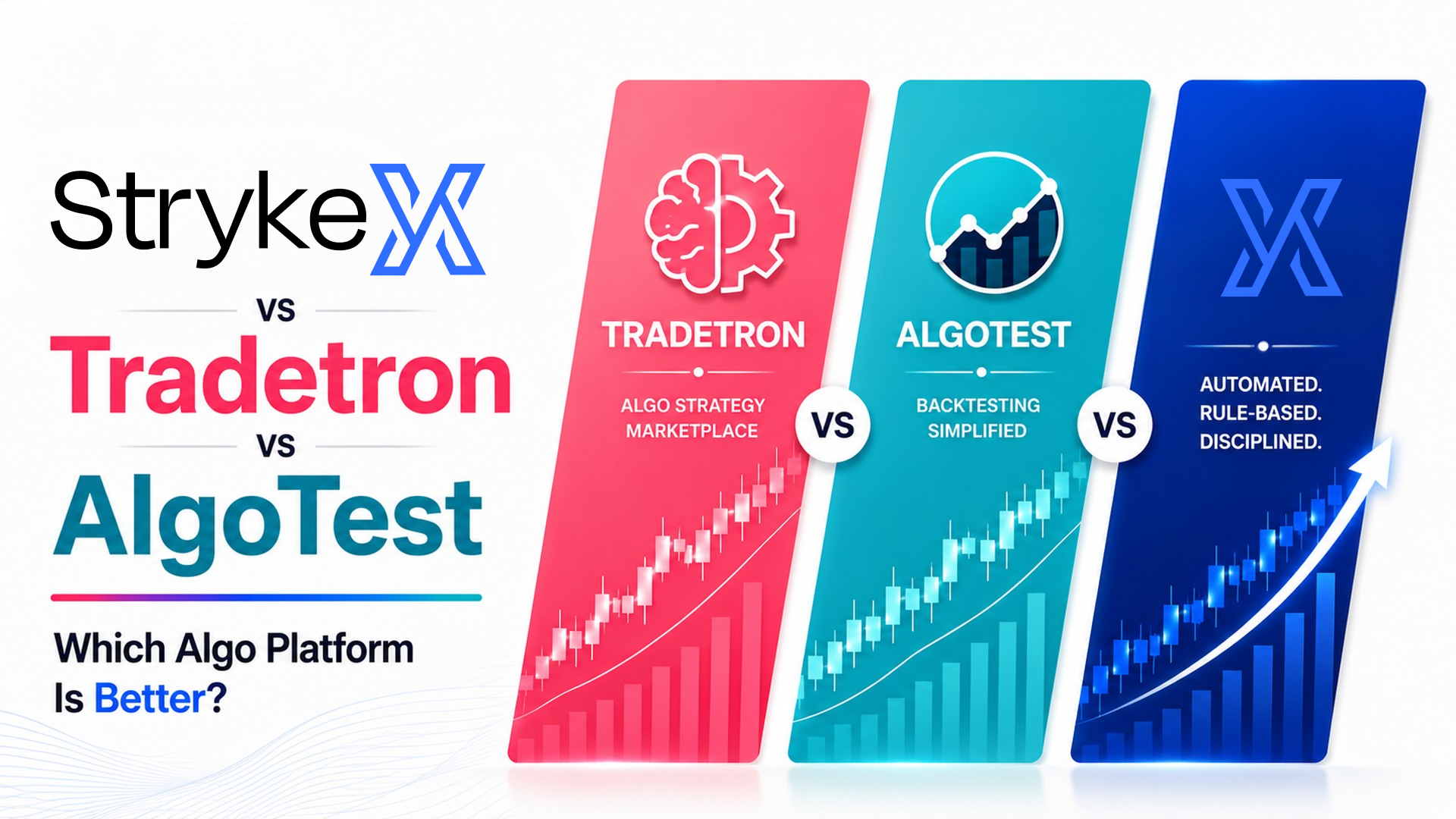 Tradetron vs AlgoTest vs StrykeX: Which Algo Platform Is Better? (2026)